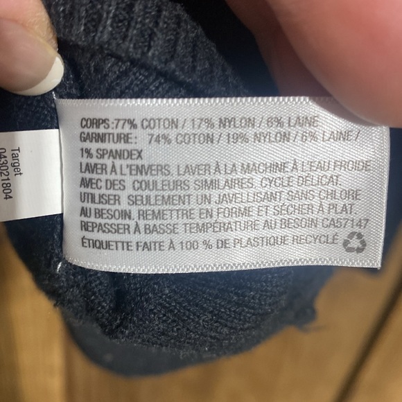 Merona XL/TG charcoal, V-neck sweater - Picture 11 of 11